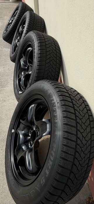 Jante+Cauciucuri aproape NOI 205/55/R16 DUNLOP WINTER SPORT 5 M+S OPEL ASTRA GM