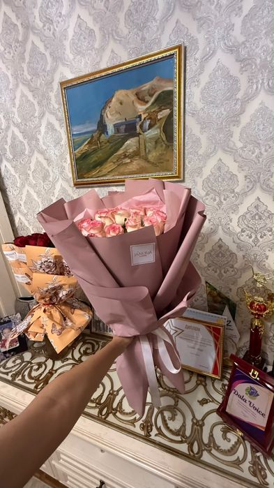 Букет,роза 21штук