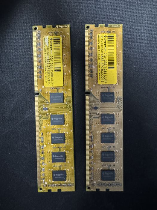 Ddr 3 2gb x 2 1333Mhz