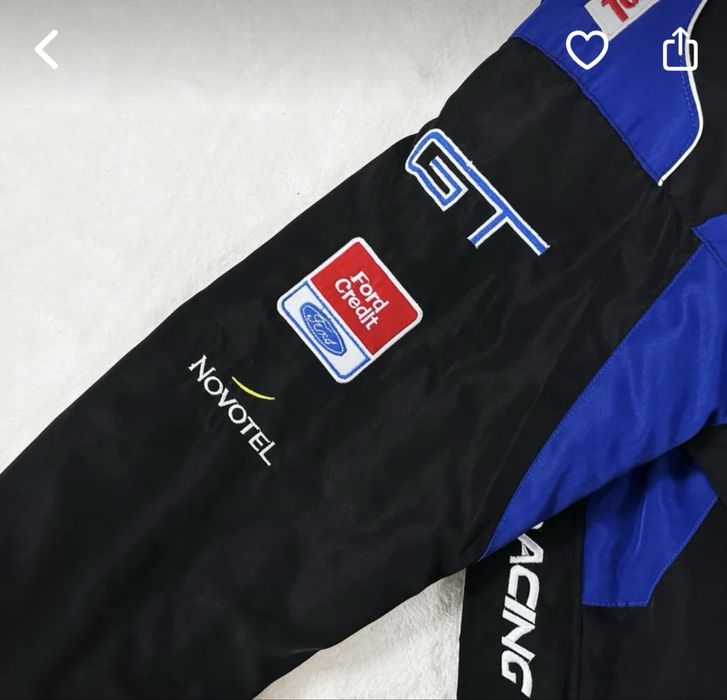 Куртка-бомбер гонщика размер М