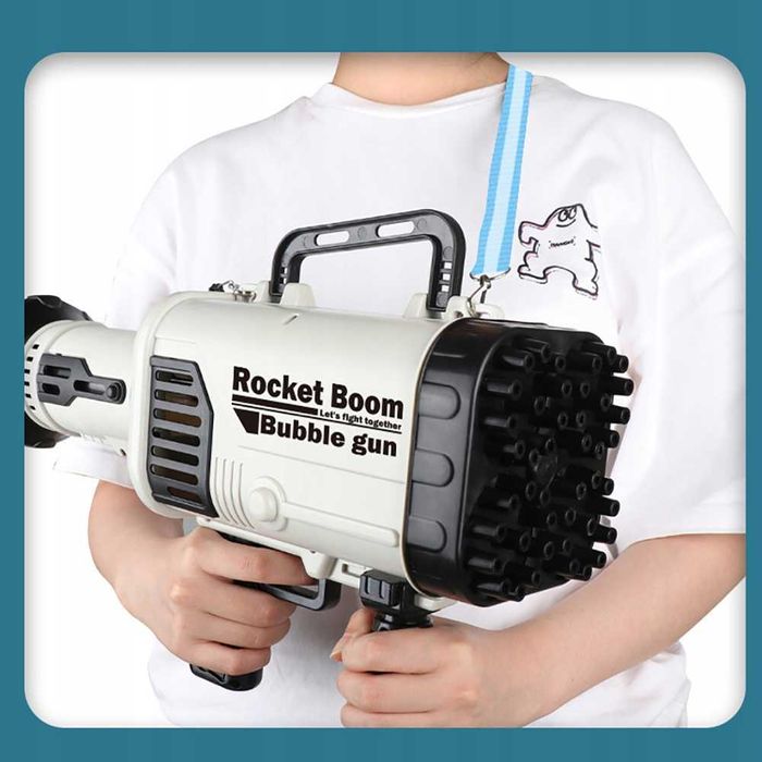 Мощна Базука за сапунени мехурчета, 44/60 дупки Базука сапунени балони