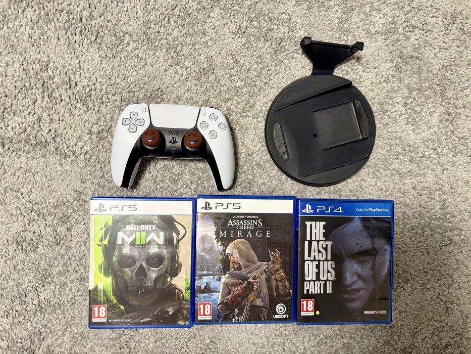 PlayStation 5 PS5 Disk Cutie + 3 jocuri