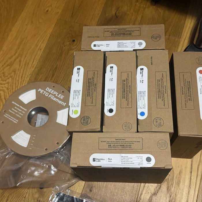 Filament imprimantă 3D PLA/ PETG cu factura – BambuLab, SUNLU, DEEPLEE