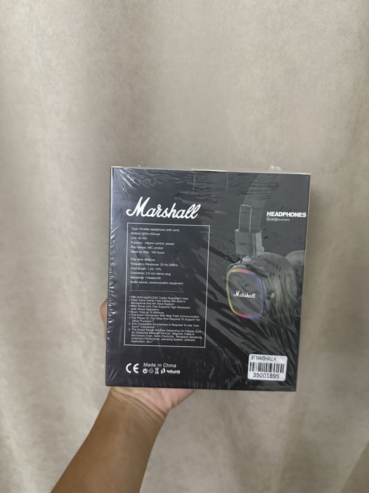 Наушник Marshall Major IV НЕРАСПЕЧАТОННЫЙ