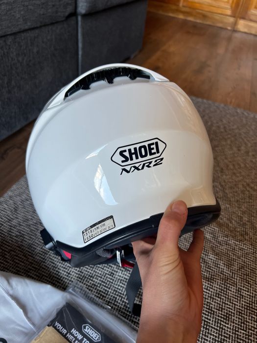 Cască moto Shoei NXR2 Alb Lucios