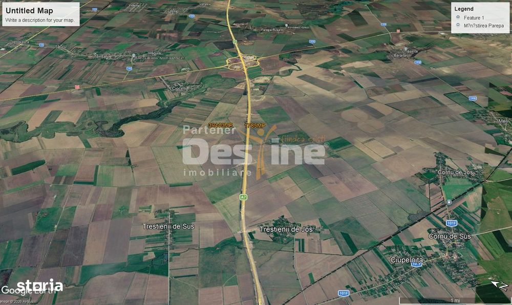 Teren extravilan, neimprejmuit, disponibil imediat, Dumbrava, Prahova