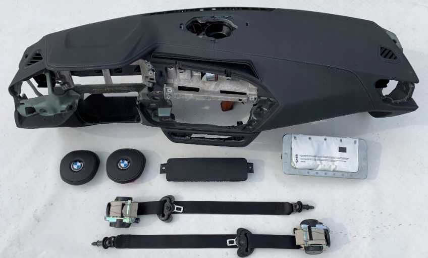 BMW Z4 G29 plansa bord - kit airbag volan pasager genunchi - centuri