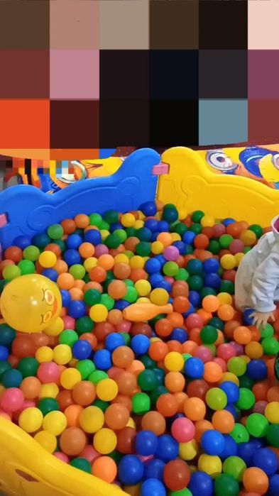 манеж бассейн шарики