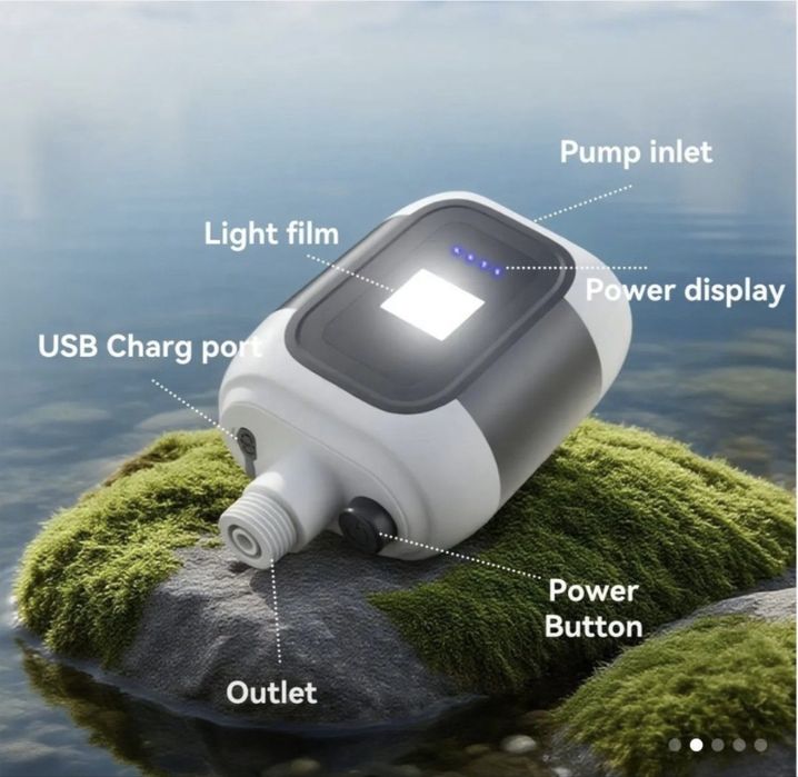 Преносим къмпинг душ с батерия