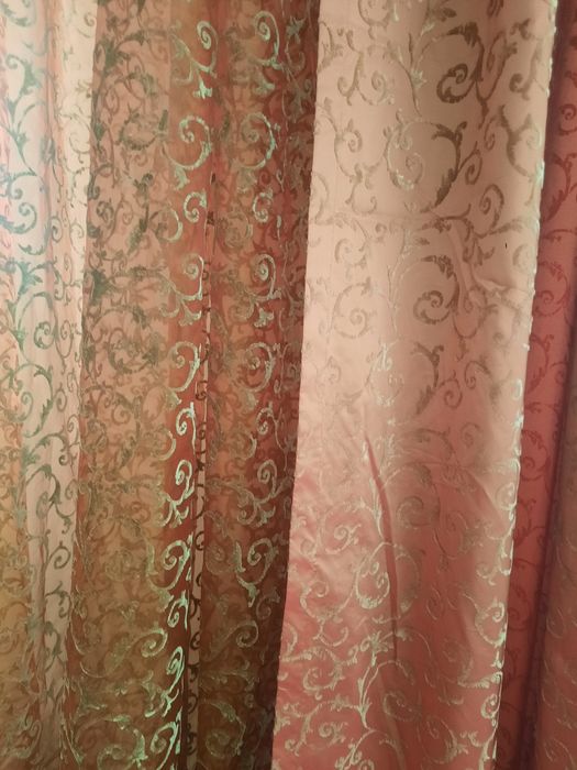 Шторы и тюли в комплекте,ткани-партнёры