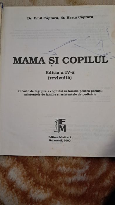 Mama și copilul ediția a IV a Editura Medicala