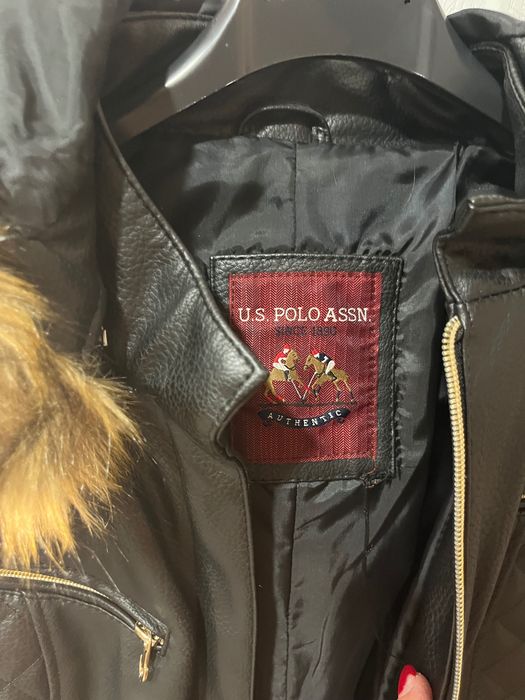 Дамско кожено яке US Polo ASSN