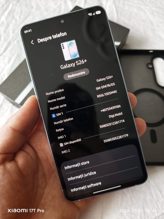 Samsung S26 plus / 256 GB / Schimb