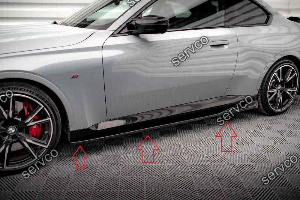 Pachet Set Splitter Exterior Lip Prelungiri Body kit tuning Bmw Seria 2 M240i G42 2021- v16 - Maxton Design