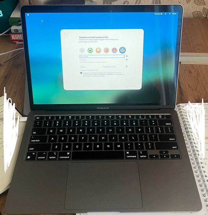 macbook air 13 2020 m1 8/256 89 циклов