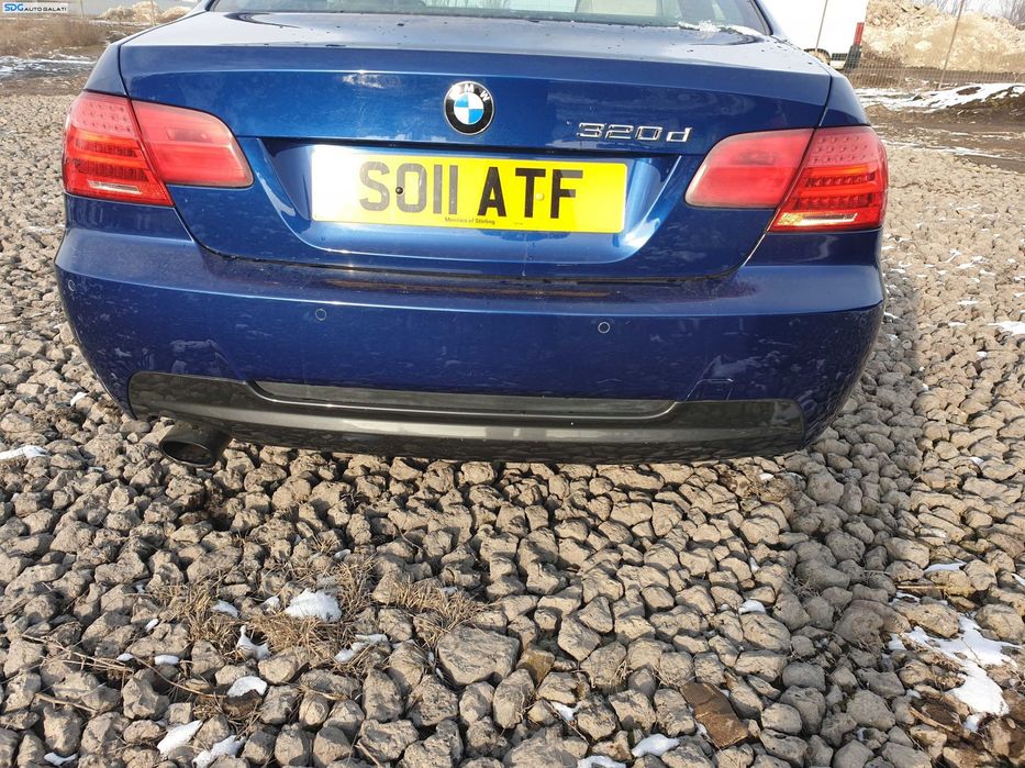 Bara Spoiler Spate M cu Locas Senzori Parcare BMW Seria 3 E92 2006 - 2013 Culoare 381/5 Le Mans Blau Metallic [K9330]