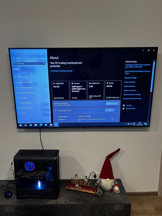 Геймърски компютър (RGB) - Ryzen 7 2700X + GTX 1070