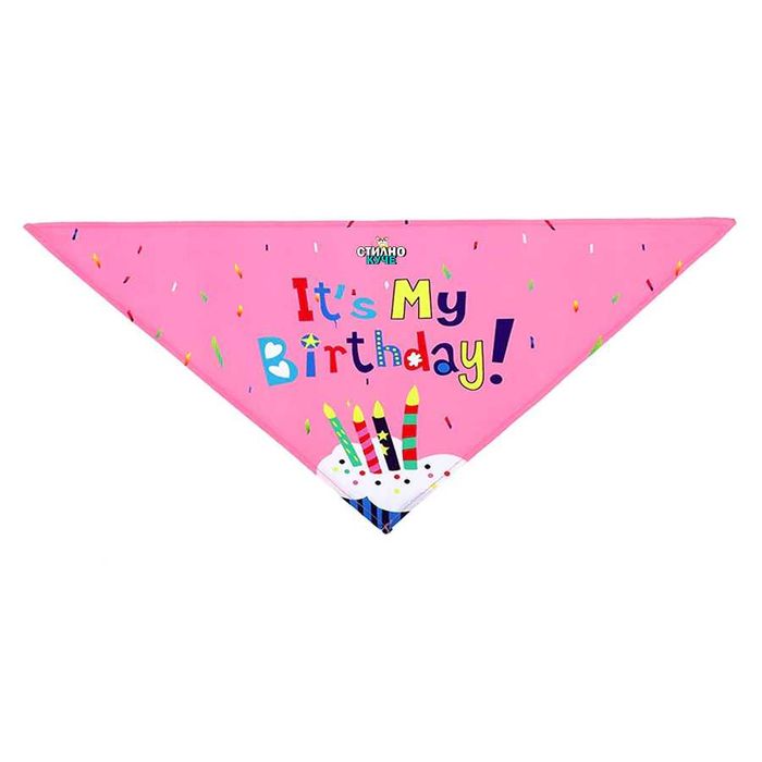 Парти бандана за рожден ден на домашен любимец Кучешка бандана