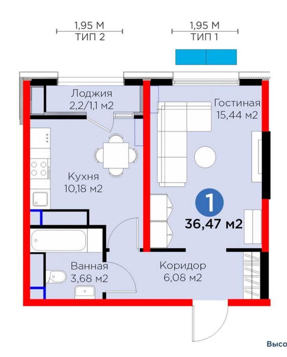 ЖК в центре города, первый взнос 15% и остаток в ипотеку [BX]