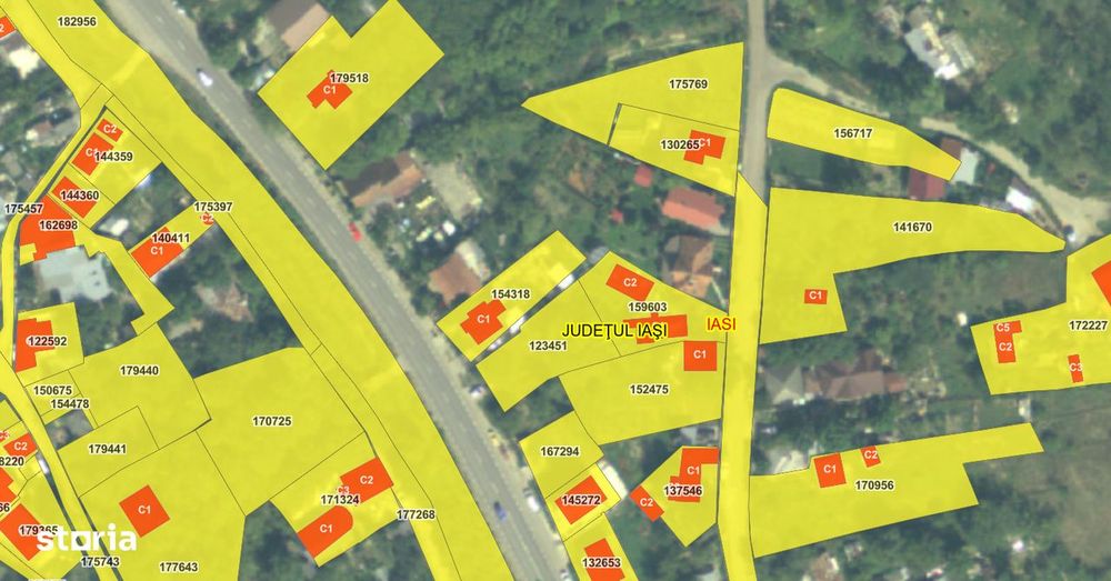 Teren 610 mp intravilan Iasi,desch.B-dul C.A.Rosetti nr.58