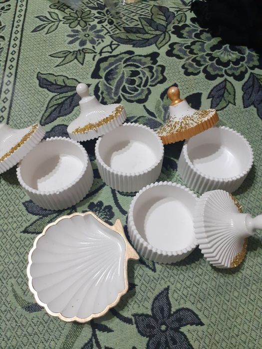 Гипсовые шкатулки 4 штуки 2000т