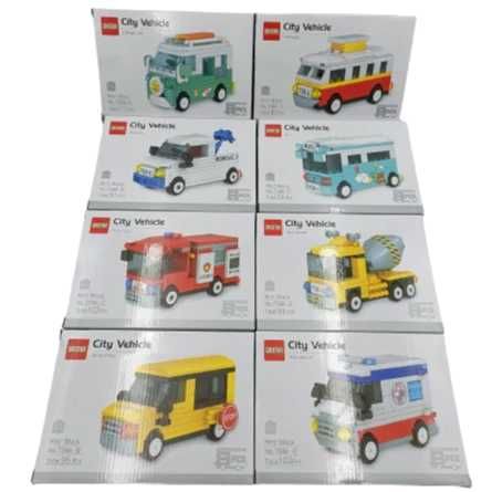 Мини Конструктор City Cars с нано части