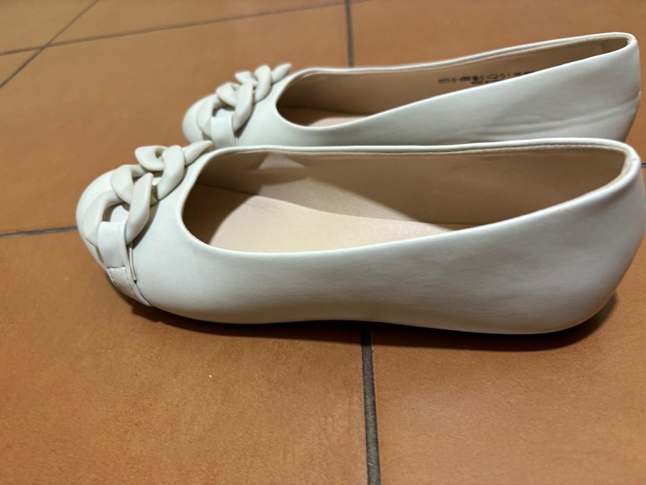 Pantofi fete,Nr 38, culoare alba