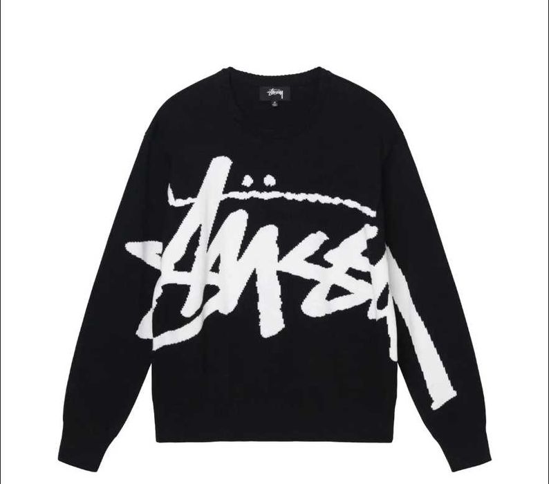 Stussy Stock Sweater Black