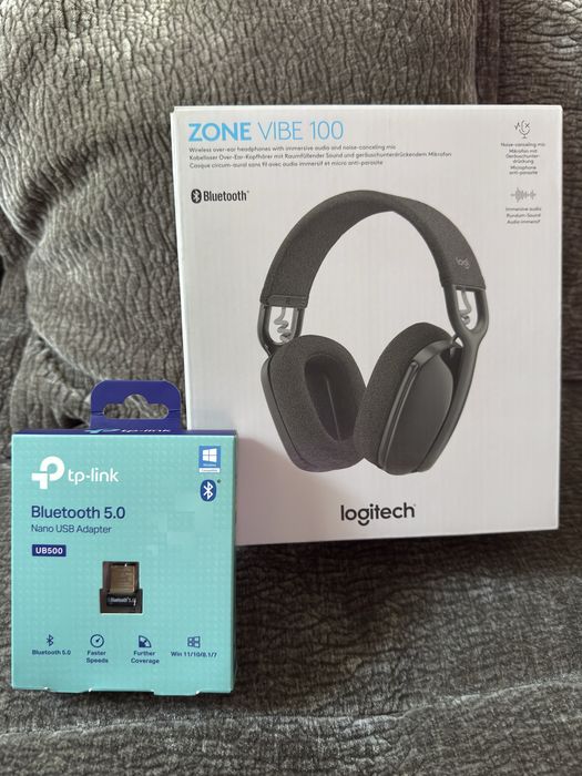 Casti Logitech si adaptor usb bluetooth
