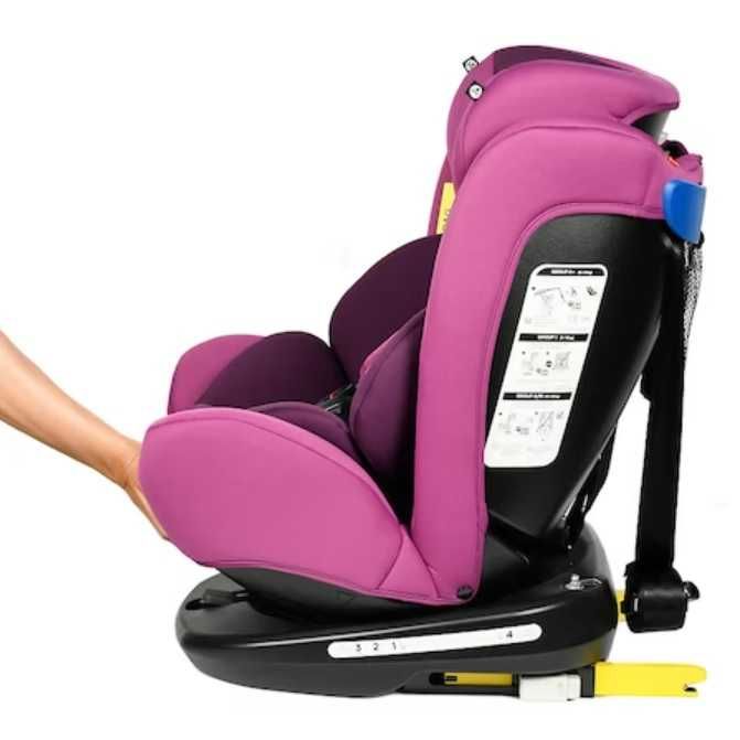 Scaun Auto, Tweety Purple, cu Isofix, rotativ 360 de grade