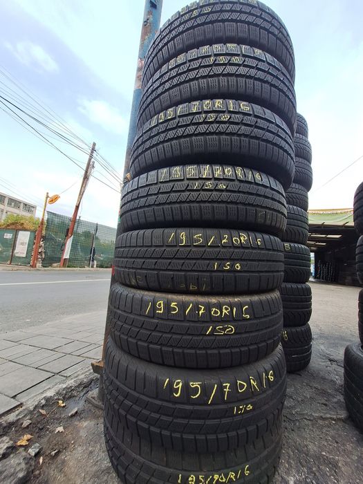 2, 4, 6 anvelope iarna 195/70r16 Continental Montaj Gratuit