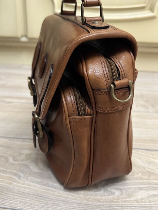 Poseta (geanta) piele naturala, hand made Gracini Italy