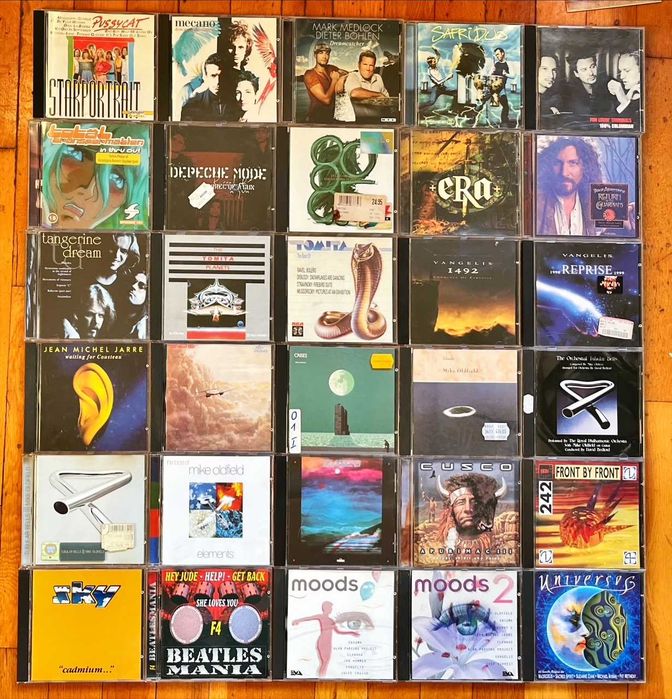 Lot CD orig pop&electro: Modern Talking, La Bouche, Boney M., Vangelis
