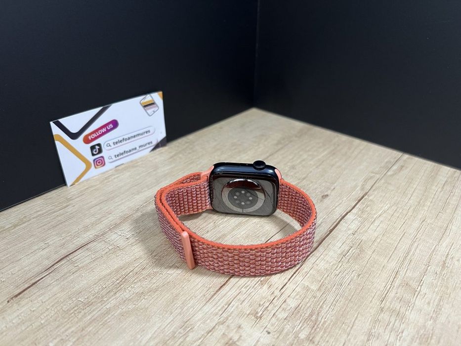 Apple Watch Seria 8 45mm Midnight Second-Hand Bun 2 ani garanție, Tele