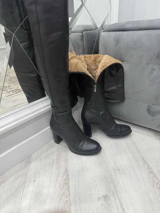 Сапоги ботфорты женские