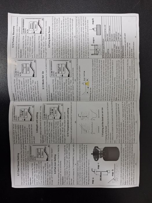 Эхолот для рибаков балиқчилар учун эхолот.