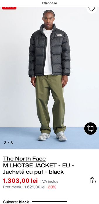 Jacheta - The North Face Lhotse - Noua cu eticheta - M - Black
