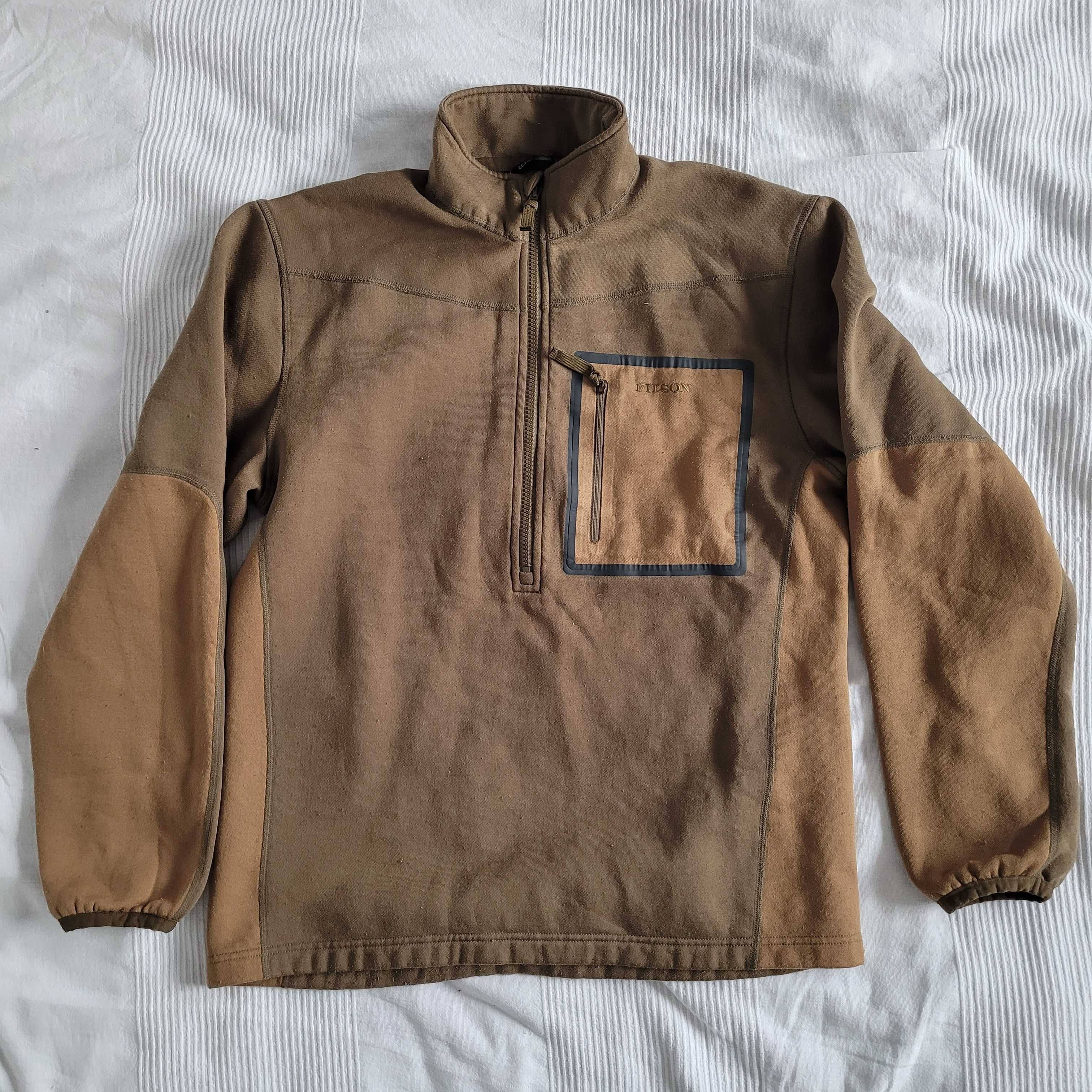 Filson Shuksan Half Zip Fleece Field Olive Rugged Tan Size S Iasi OLX.ro