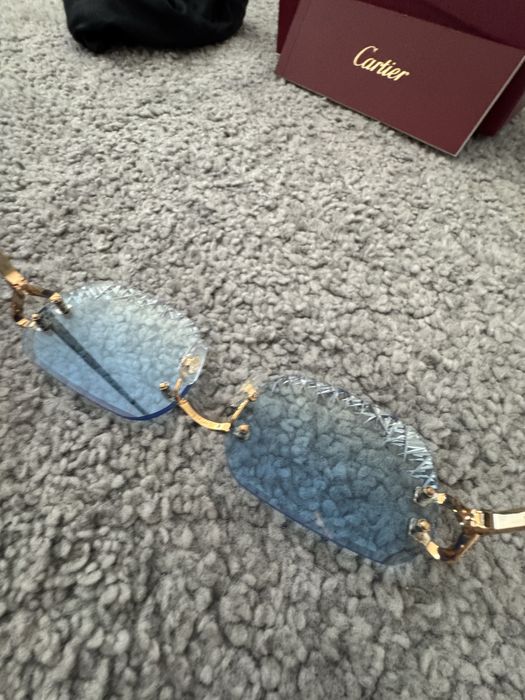 Cartier Sunglasses Diamond Cut