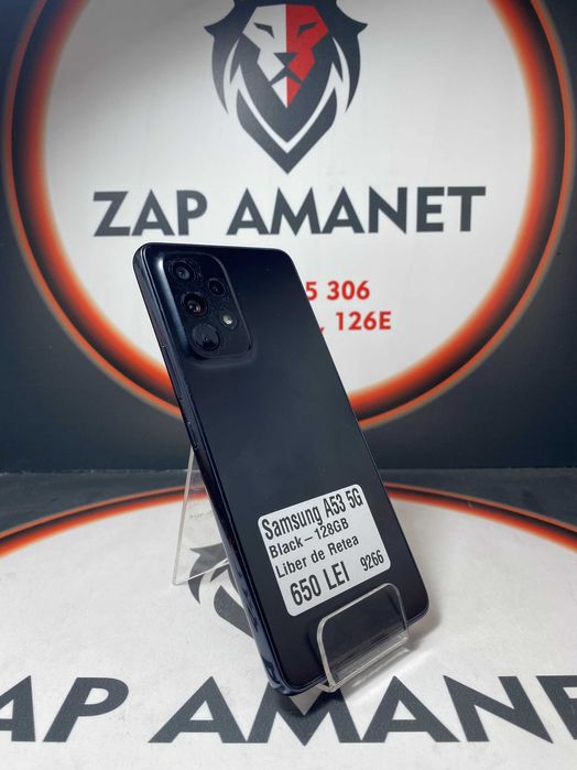 Zap Amanet Vitan - Samsung A53 5G - Black - 128GB