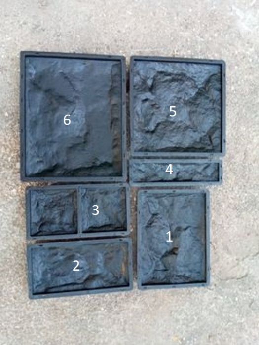 Калъпи за стенни облицовки ( КОМЛЕКТИ), фасадна тухла, Балюстри Еко