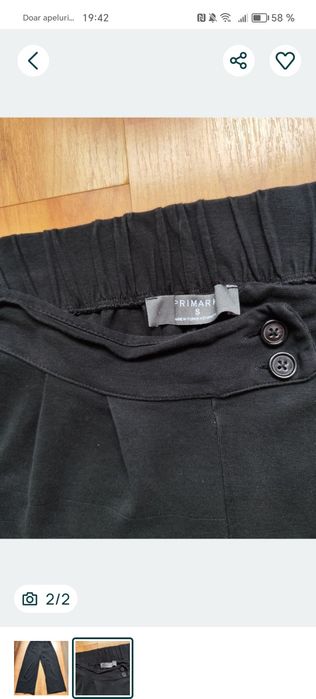 Primark pantaloni evazați dama S