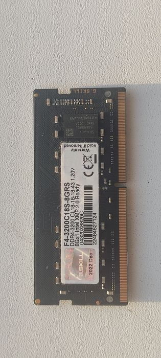 ОЗУ Ddr 4 на 8 Гб.