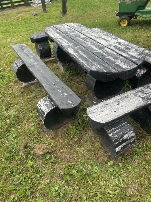 Banca gradina rustica