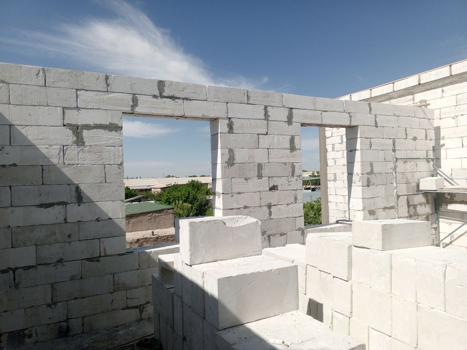 Пеноблок , газоблок териш хизматити