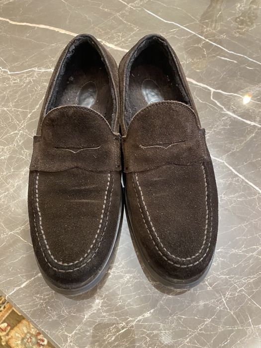 Туфли замшевые Tods