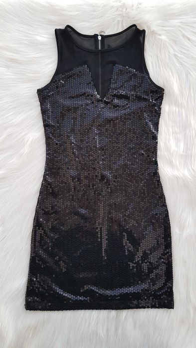 Дамска рокля с паети размер XS