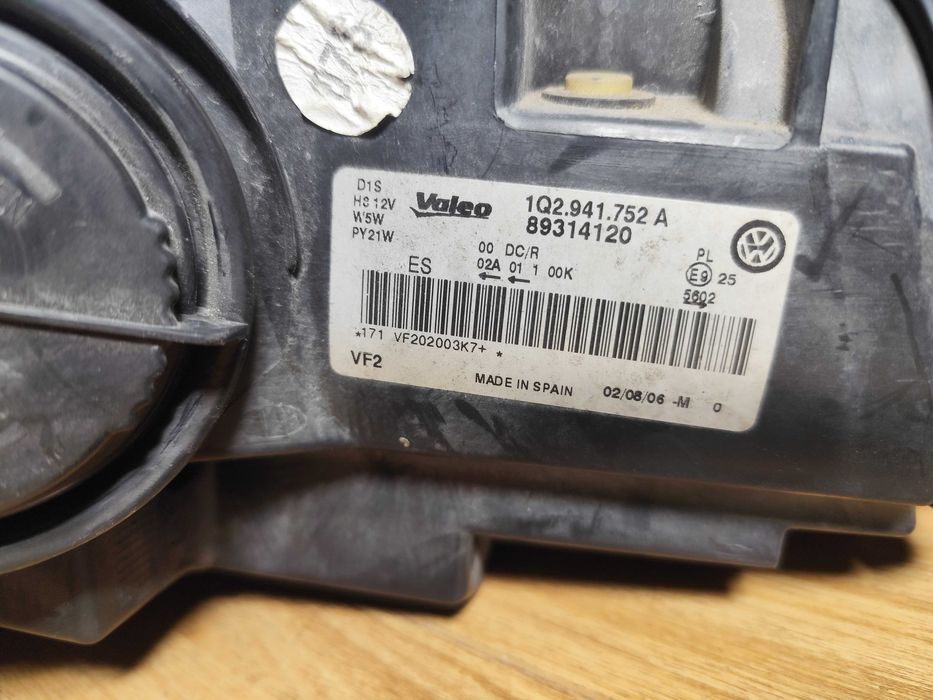 Фары 2шт VW Volkswagen EOS дорест 06-10г ФВ Фольксваген ЕОС передние
