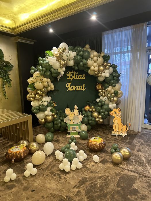 Arcada baloane/Oglinda foto/Photocorner floral/Aripi inger