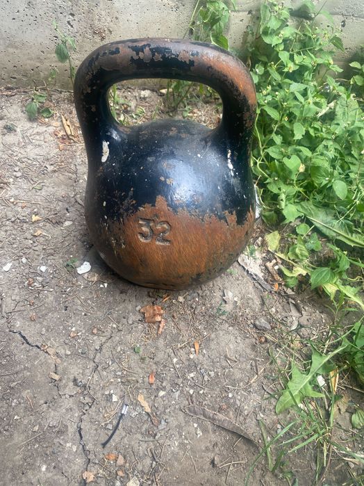 Гиря 32 кг советская